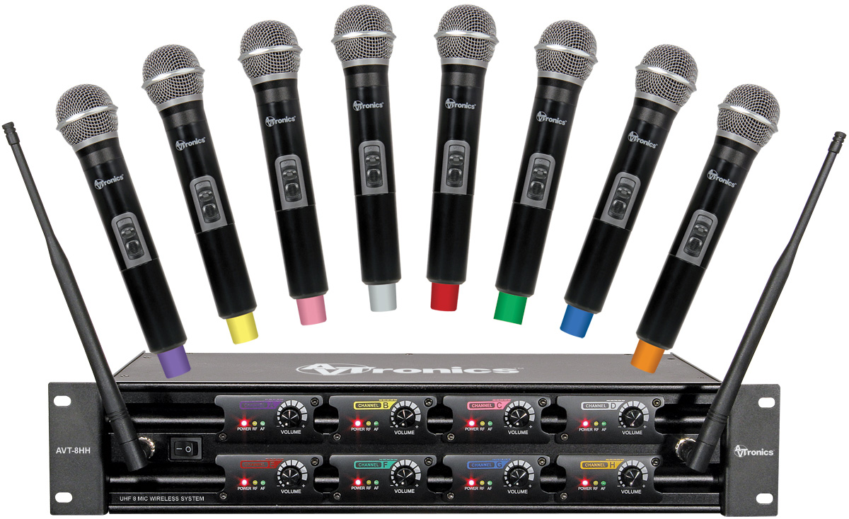 8 Microphone Wireless Systems